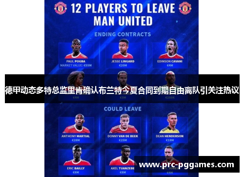 德甲动态多特总监里肯确认布兰特今夏合同到期自由离队引关注热议 德甲动态多特总监里肯确认布兰特今夏合同到期自由离队引关注热议